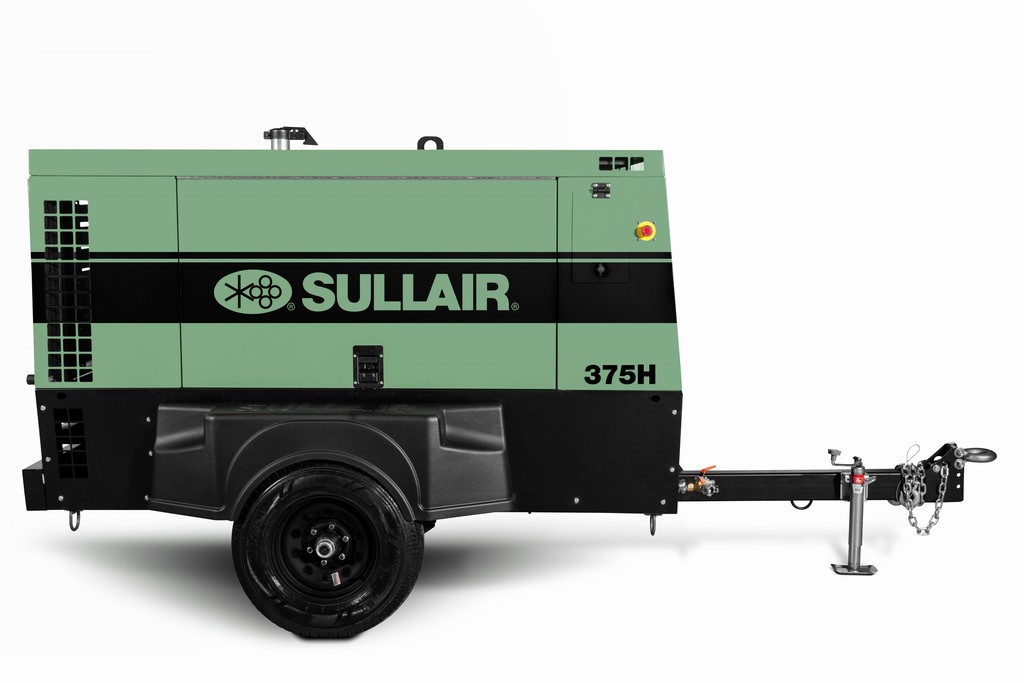 375H portable diesel air compressor